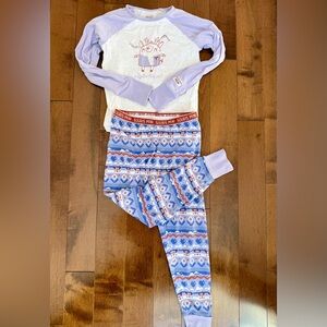 Guess Kids Purple and White Pajama Set